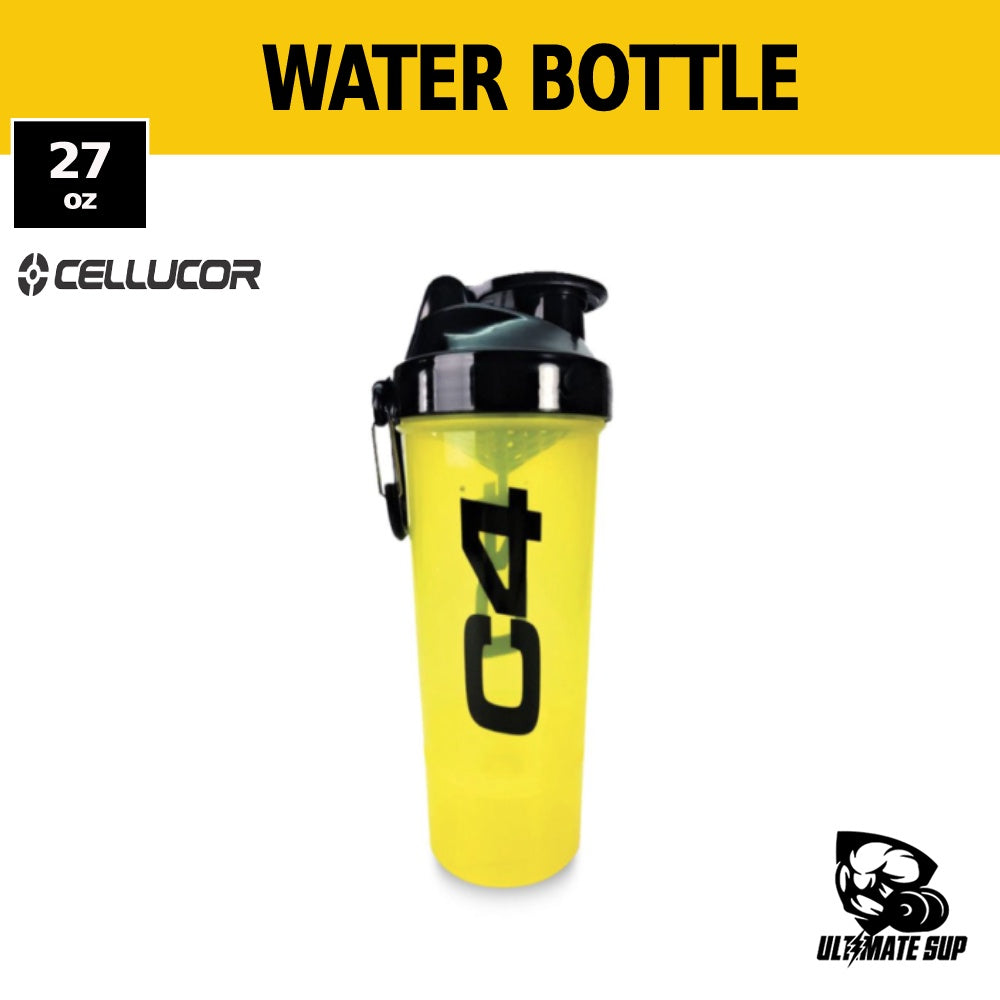 Cellucor, C4, SmartShake Shaker Cup, Black/Yellow