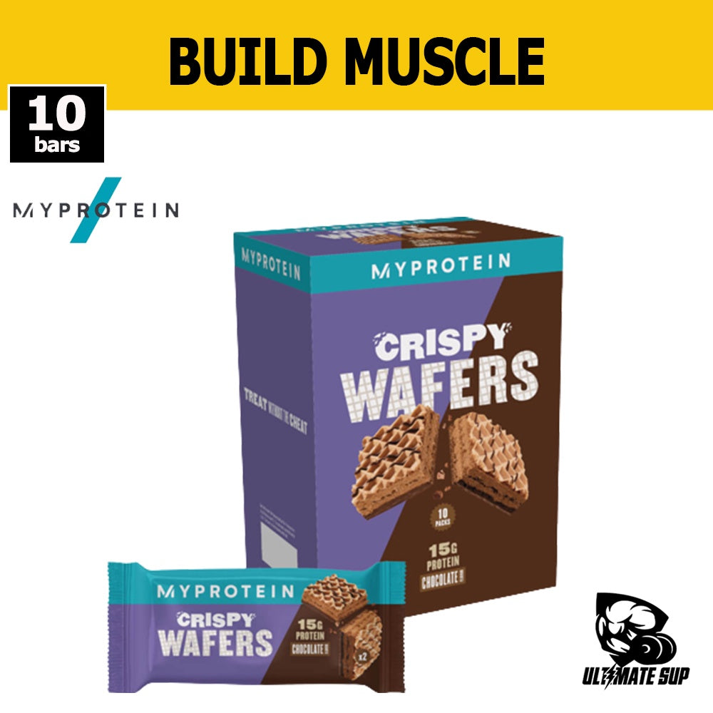 Myprotein Protein Wafer 2-10 packs | Myprotein Bar | Muscle Builder | 15g Protein per pack - Ultimate Sup Singapore