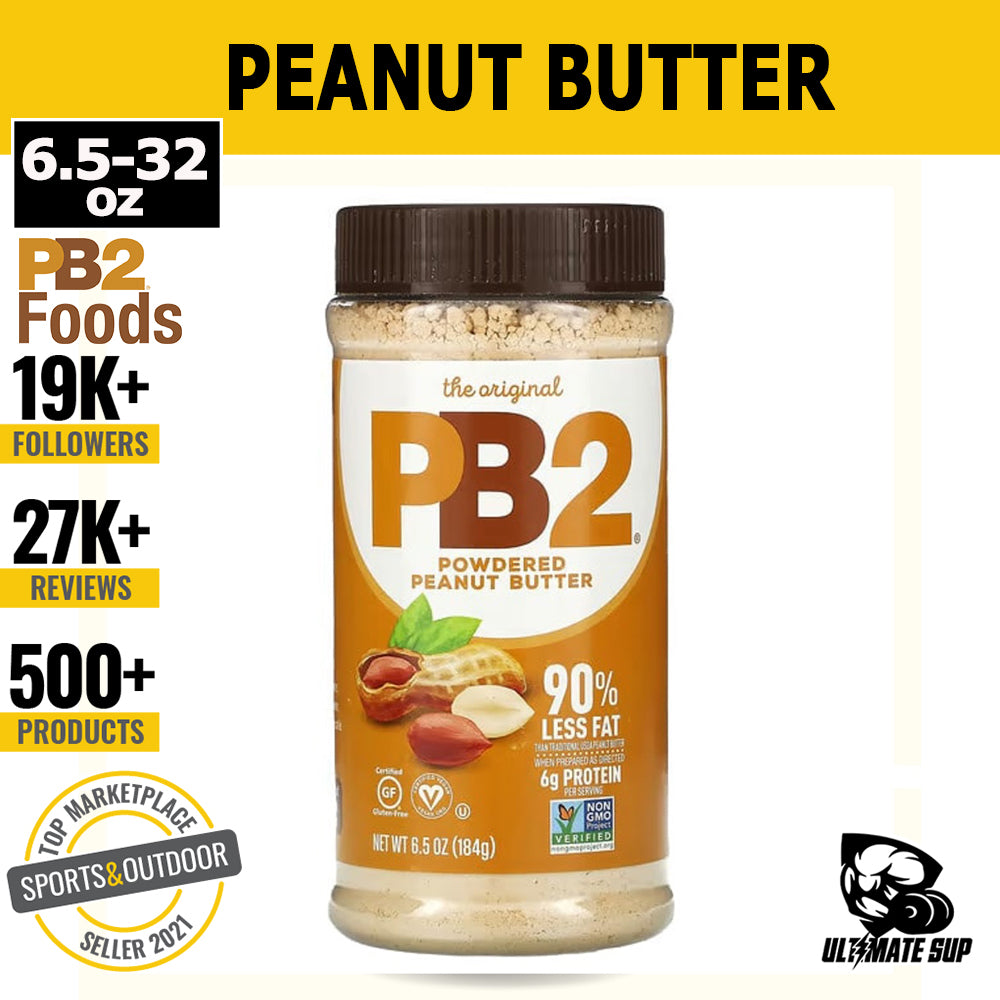 PB2 Foods, The Original PB2, Powdered Peanut Butter, 6.5 - 16 - 32 oz