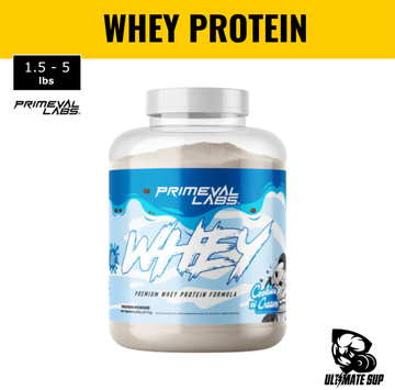 Primeval Labs, Whey, 100% Premium Whey Protein, 1.5lb - 5lbs - Ultimate Sup Singapore