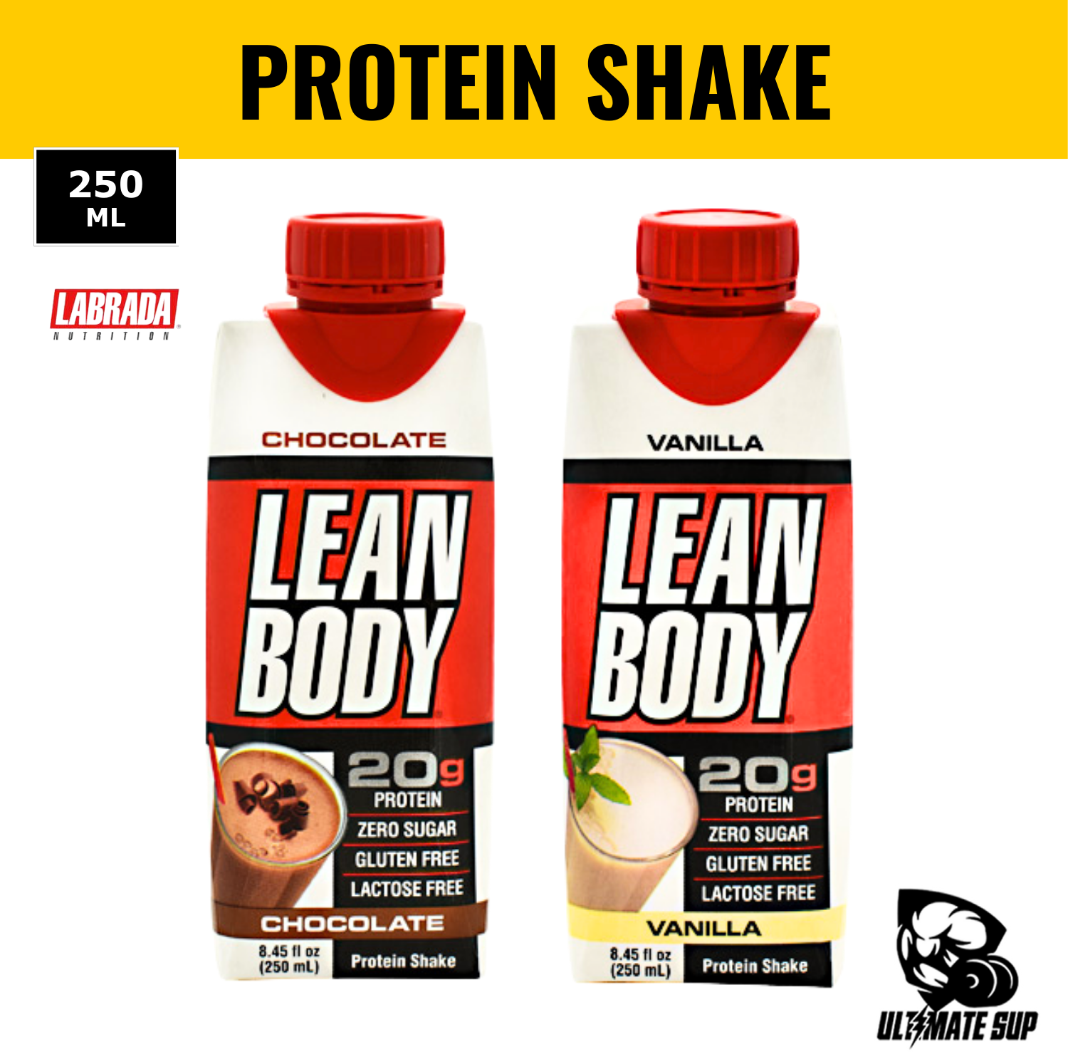 Labrada, Lean Body Ready-to-Drink Protein Shake, 8.5oz - Ultimate Sup Singapore