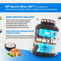 BPI Sports, Whey HD, Ultra Premium Whey Protein Powder, 4.1lbs - Ultimate Sup Singapore