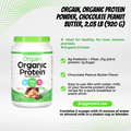 Orgain Organic Plant Based Protein Powder, Vanilla Bean - Vegan, Low Net Carbs, Non Dairy, Gluten Free, Lactose Free, No Sugar Added, Soy Free, Kosher, Non-GMO, 1.02 - 2.03lbs, 10-20 servings - Ultimate Sup Singapore