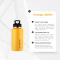 Frost Vial, 600ml, Thermal Flask Insulated Stainless Steel Water Bottle, Double Layer, Threadless Lid - Ultimate Sup - Ultimate Sup Singapore