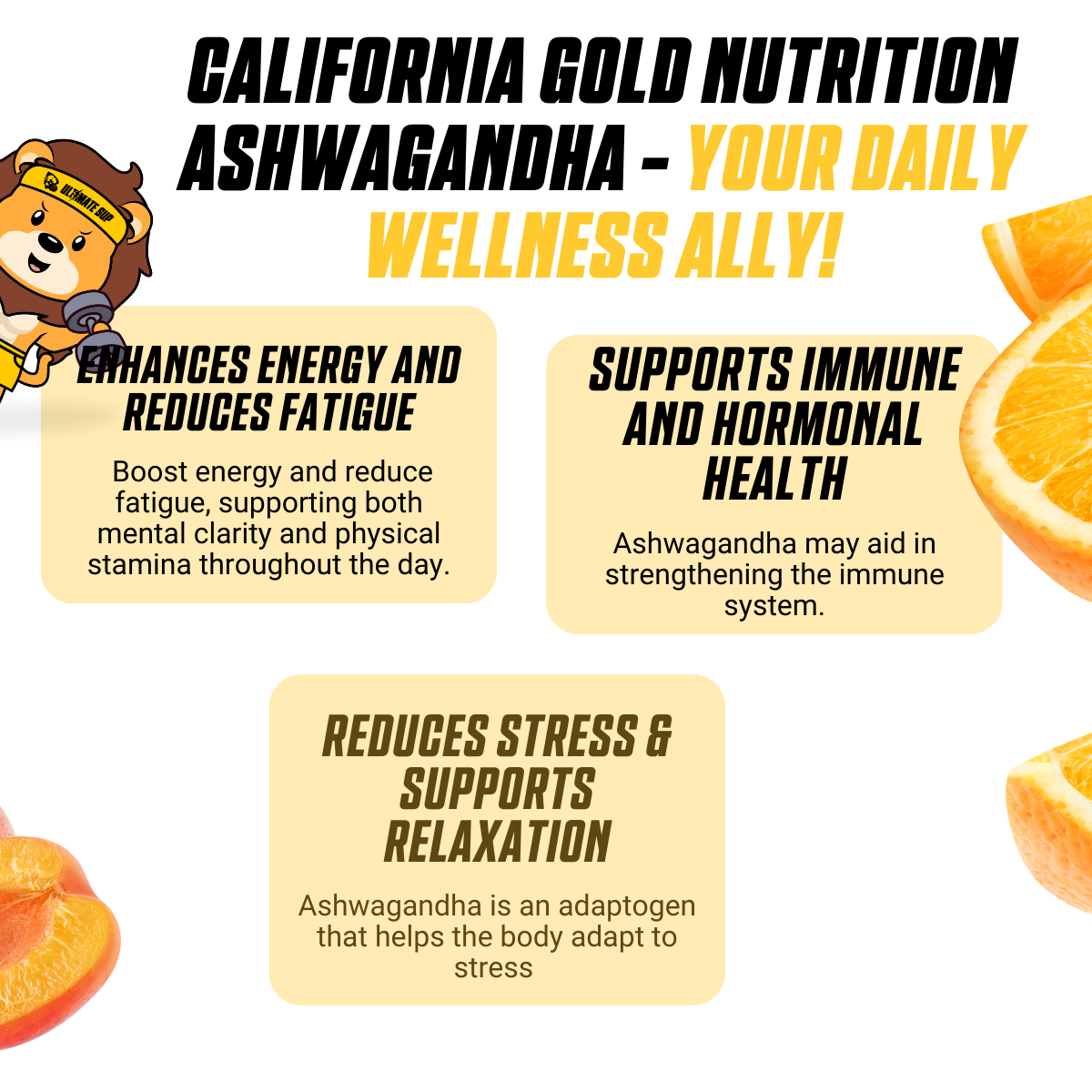 California Gold Nutrition, Ashwagandha 450 mg, 180 Veggie Capsules - Ultimate Sup Singapore