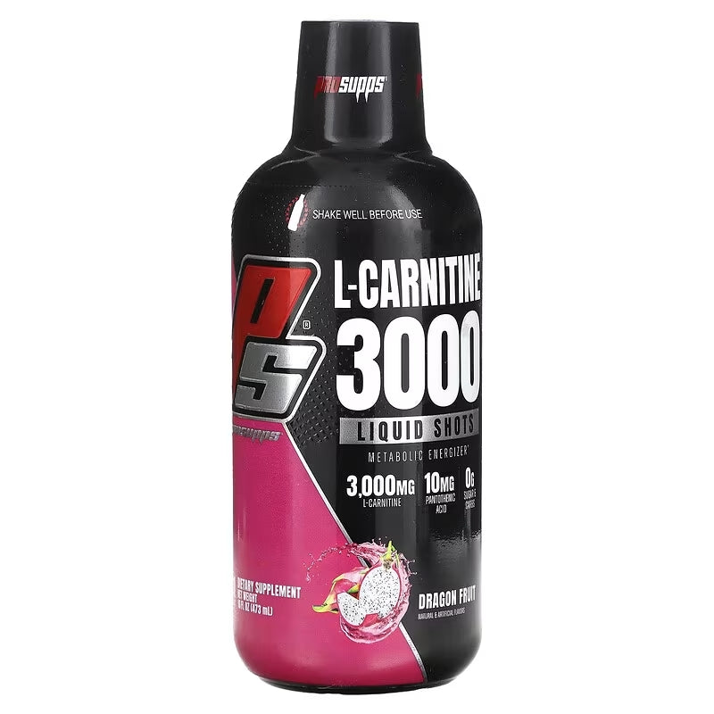 ProSupps, Vanish, L Carnitine 3000 Liquid Shots, Metabolic Energizer for Performance, Gluten Free, 3,000 mg, 16 fl oz - Ultimate Sup Singapore