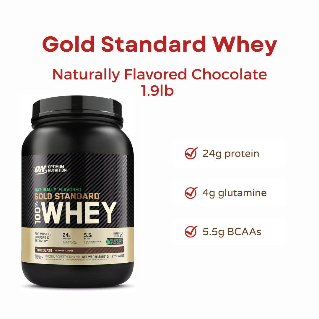 Optimum Nutrition, Gold Standard Whey Protein Powder, 1-10 lbs