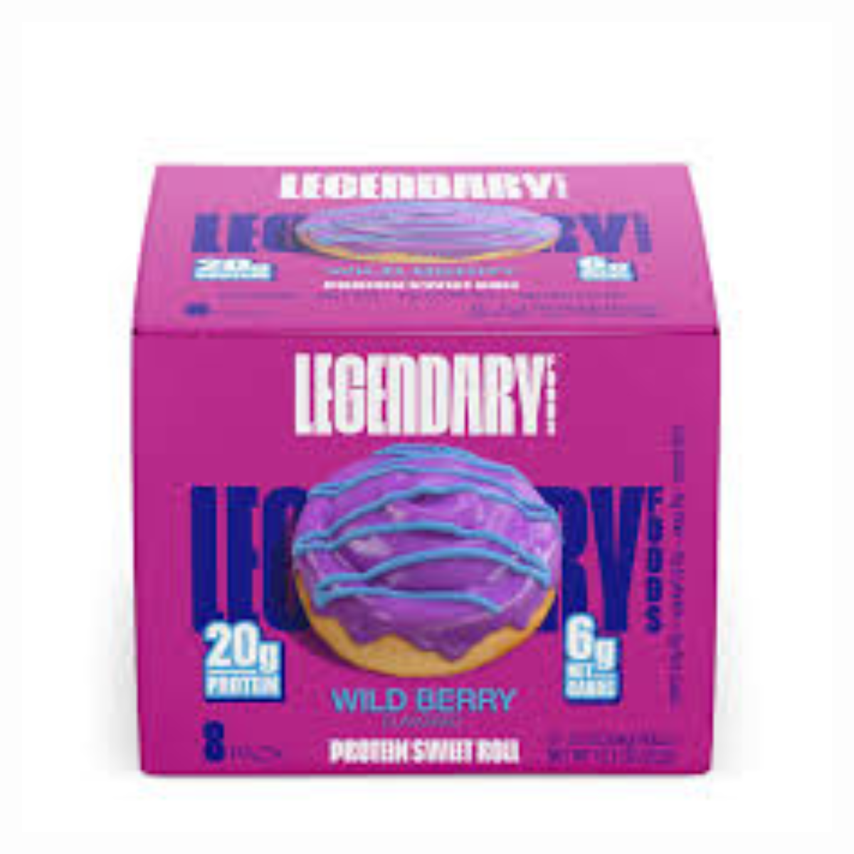 Legendary Foods, Protein Sweet Roll, Various Flavors, 67 g, 3-8 pcs - Ultimate Sup Singapore