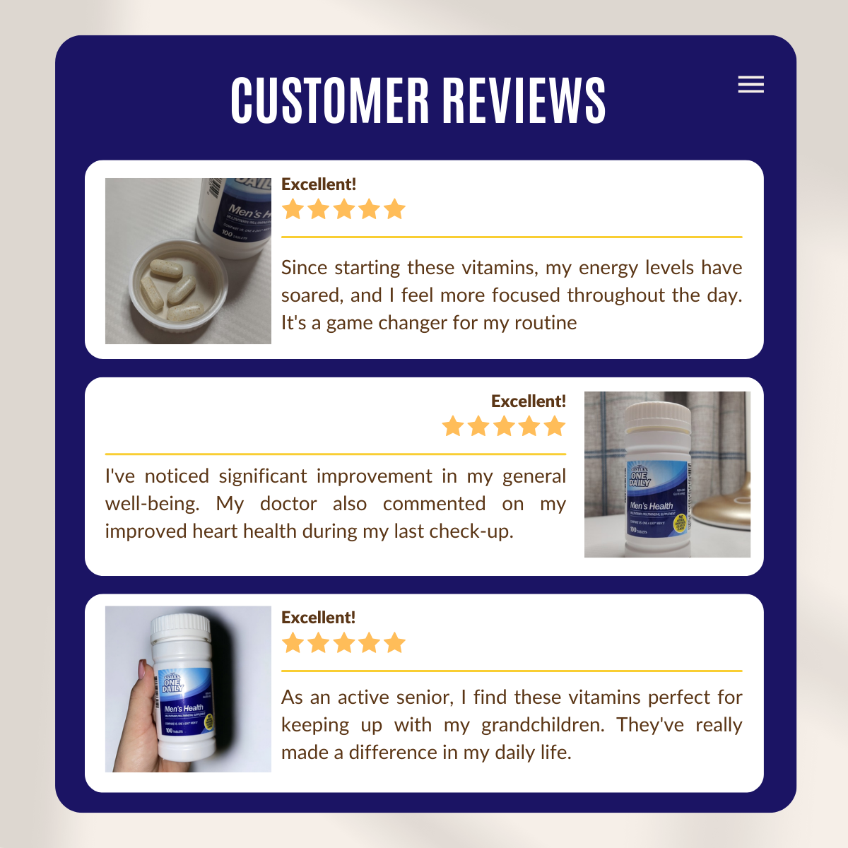 21st Century, One Daily, Men's Health, 100 Tablets - Ultimate Sup Singapore
