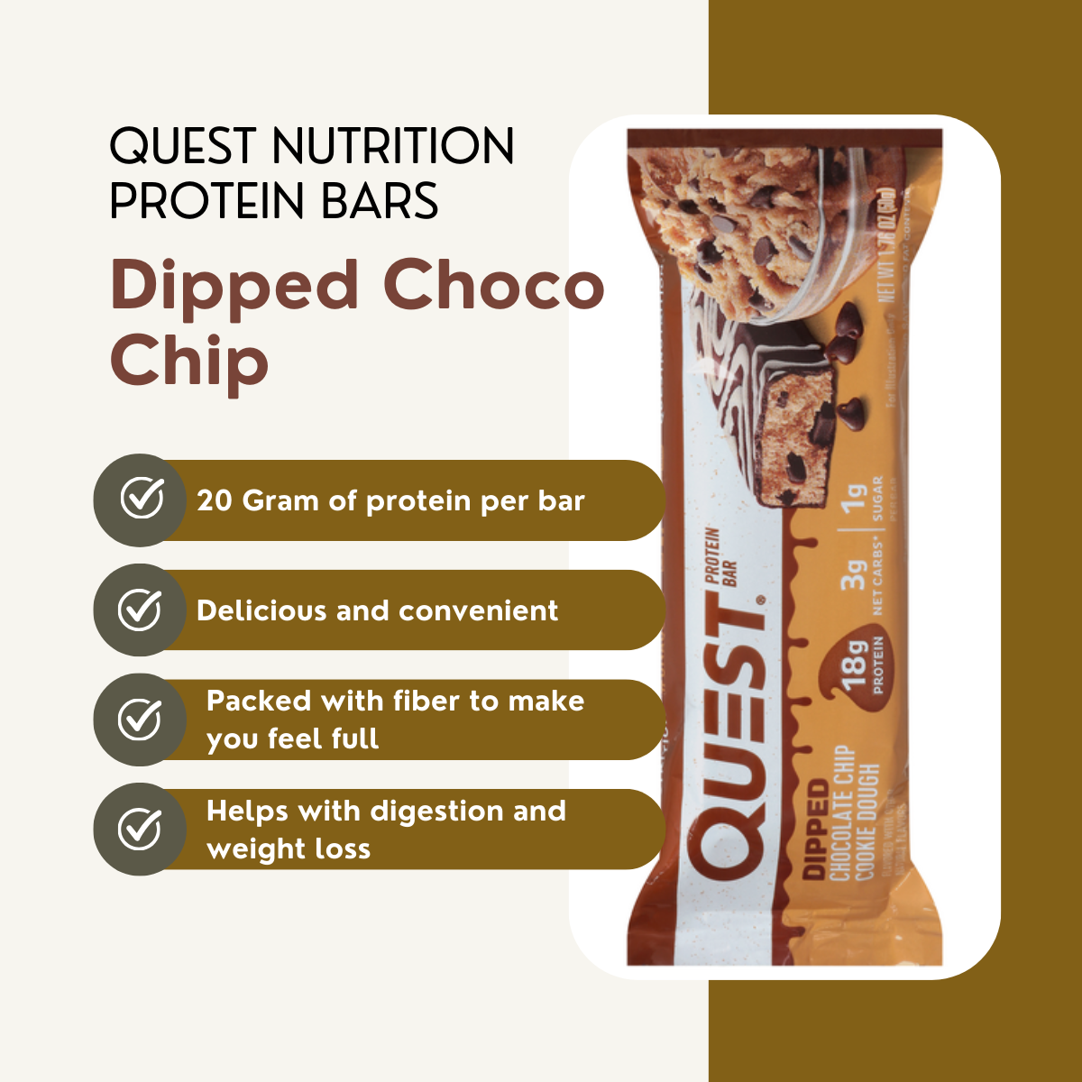 Protein Bar Low Carb, Various Brands and Assorted Flavors, 1pcs