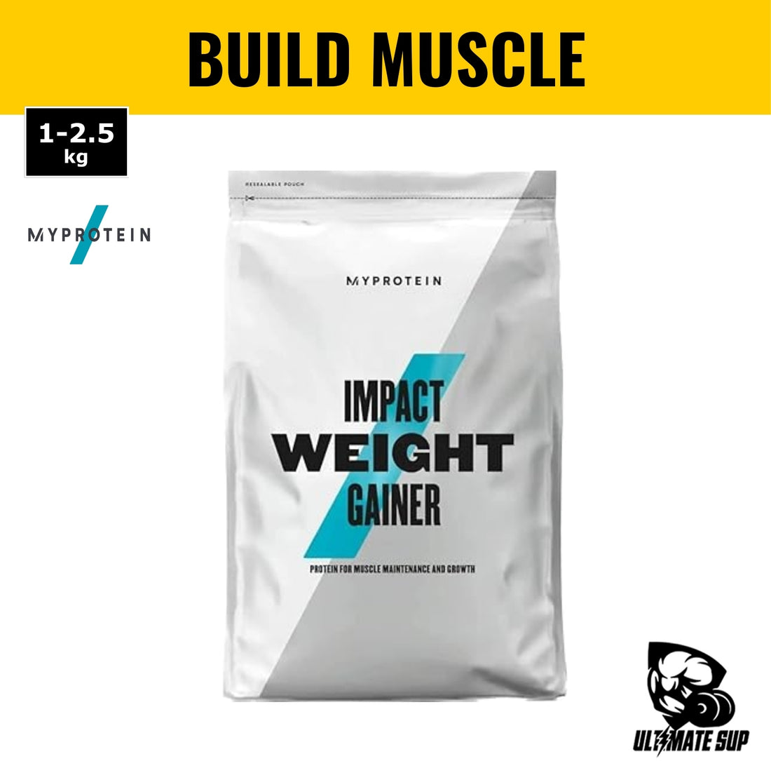 Myprotein Impact Weight Gainer Blend Build Muscle & Gain Weight, Mass Gainer For Strength & Size, Dietary Supplement, 1 - 2.5kg - Ultimate Sup Singapore