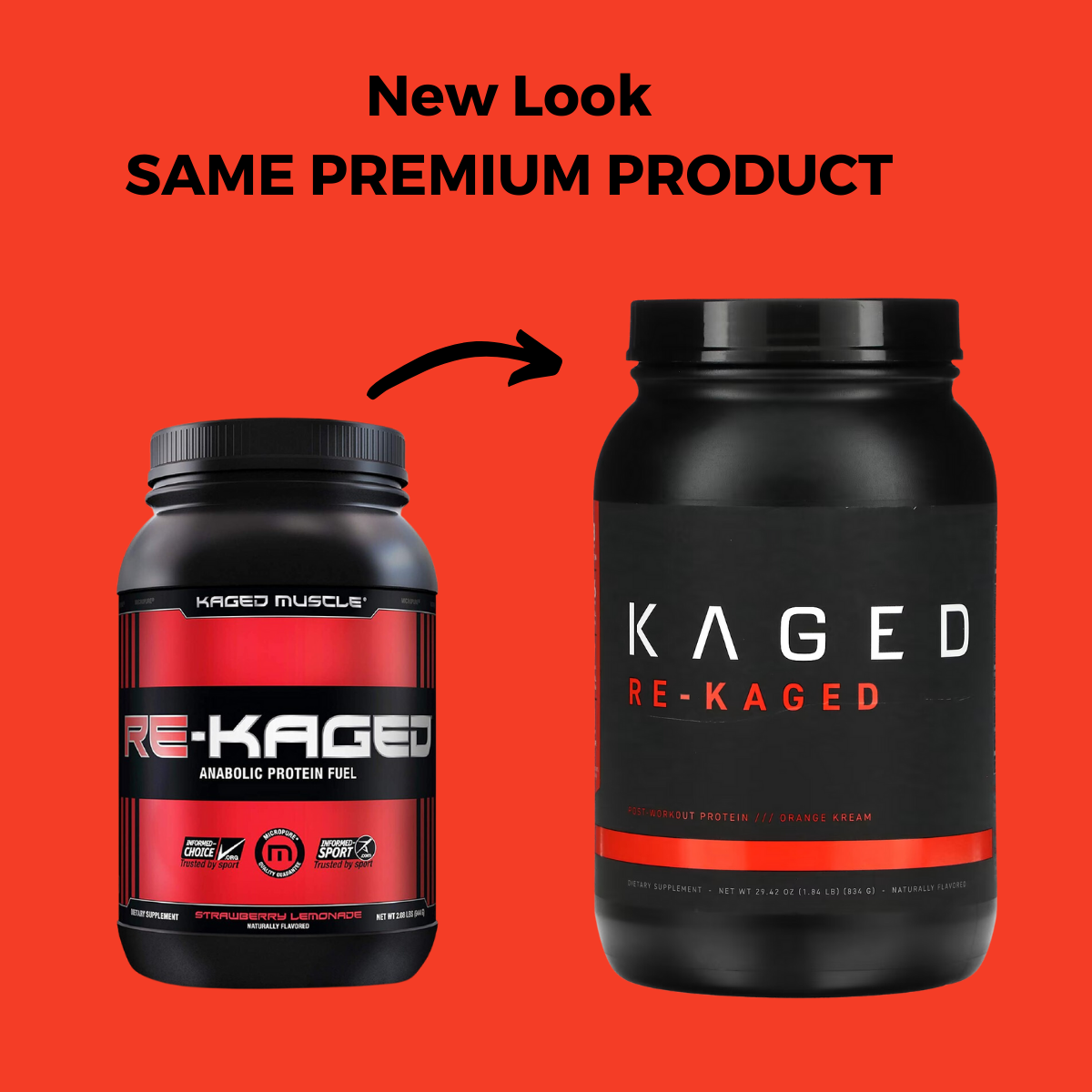 Kaged Muscle Re-Kaged Premium Whey Protein 2lbs - Ultimate Sup Singapore