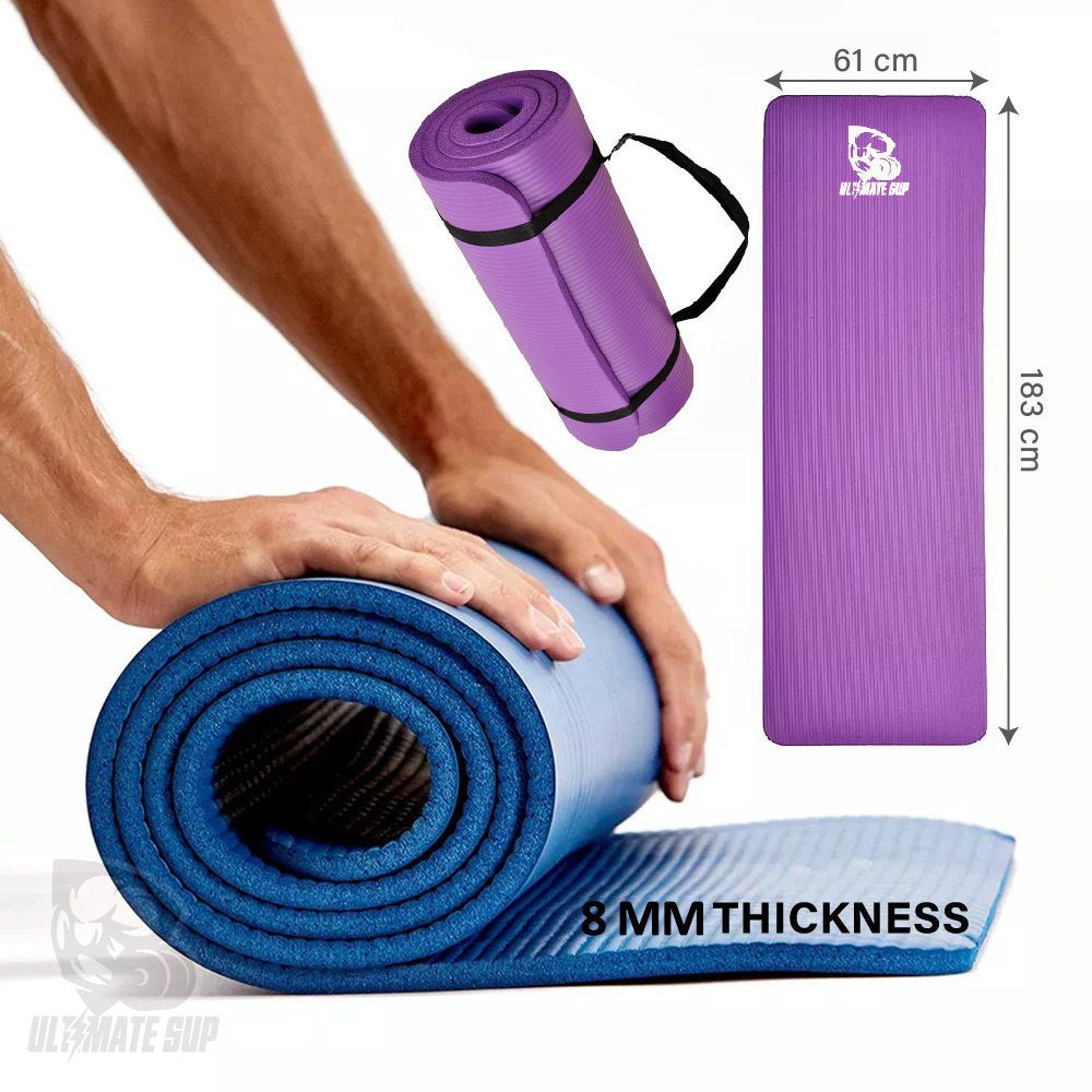 Ultimatesup NBR Yoga Mat, Yoga Mat Anti slip Mat, Waterproof Mat, Exercise Mat Pilates Mat - Ultimate Sup Singapore