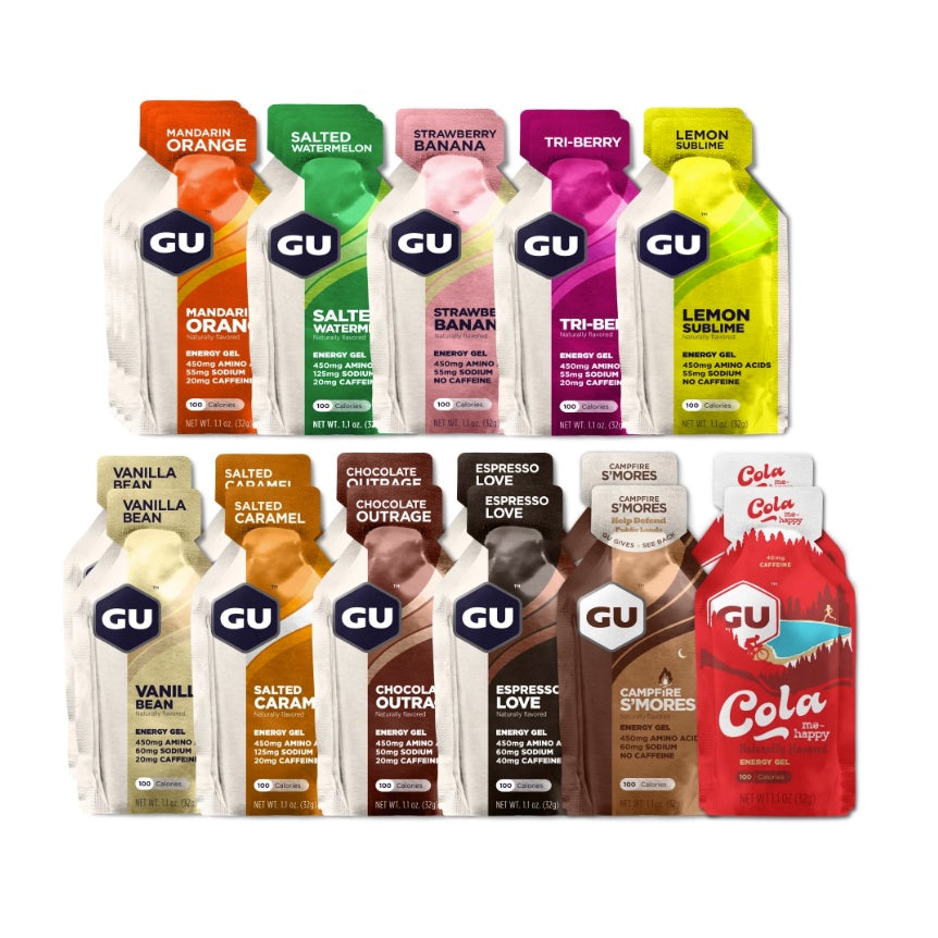 GU Energy Gel 24 Pack - Various Flavors - Ultimate Sup Singapore