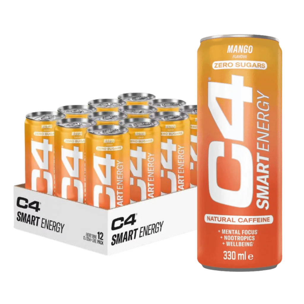 Cellucor C4 Original Energy Drink, Enhance Endurance, Performance and Muscle Support, Hydration, 16oz, 3-12 cans