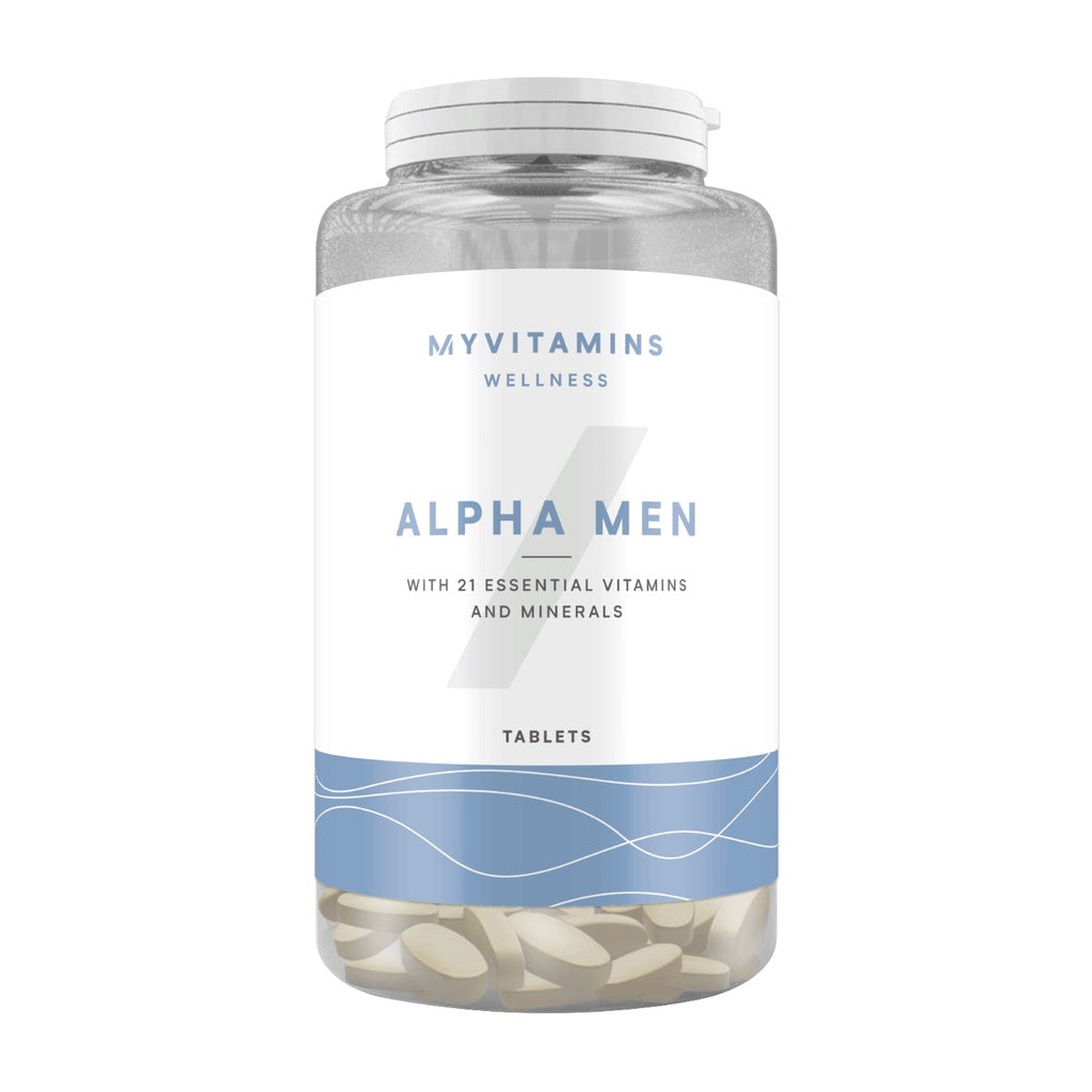 Myprotein Alpha Men Multivitamin Tablets | Essential Vitamins & Minerals | Vital for a Healthy Immune System, 120-240 Tablets, 60-120 Servings - Ultimate Sup Singapore