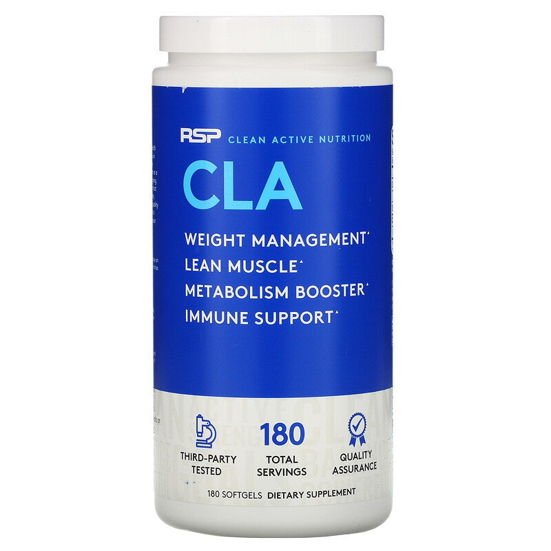 RSP Nutrition CLA, Weight Management & Fat Burner, 180 Softgels - Ultimate Sup Singapore