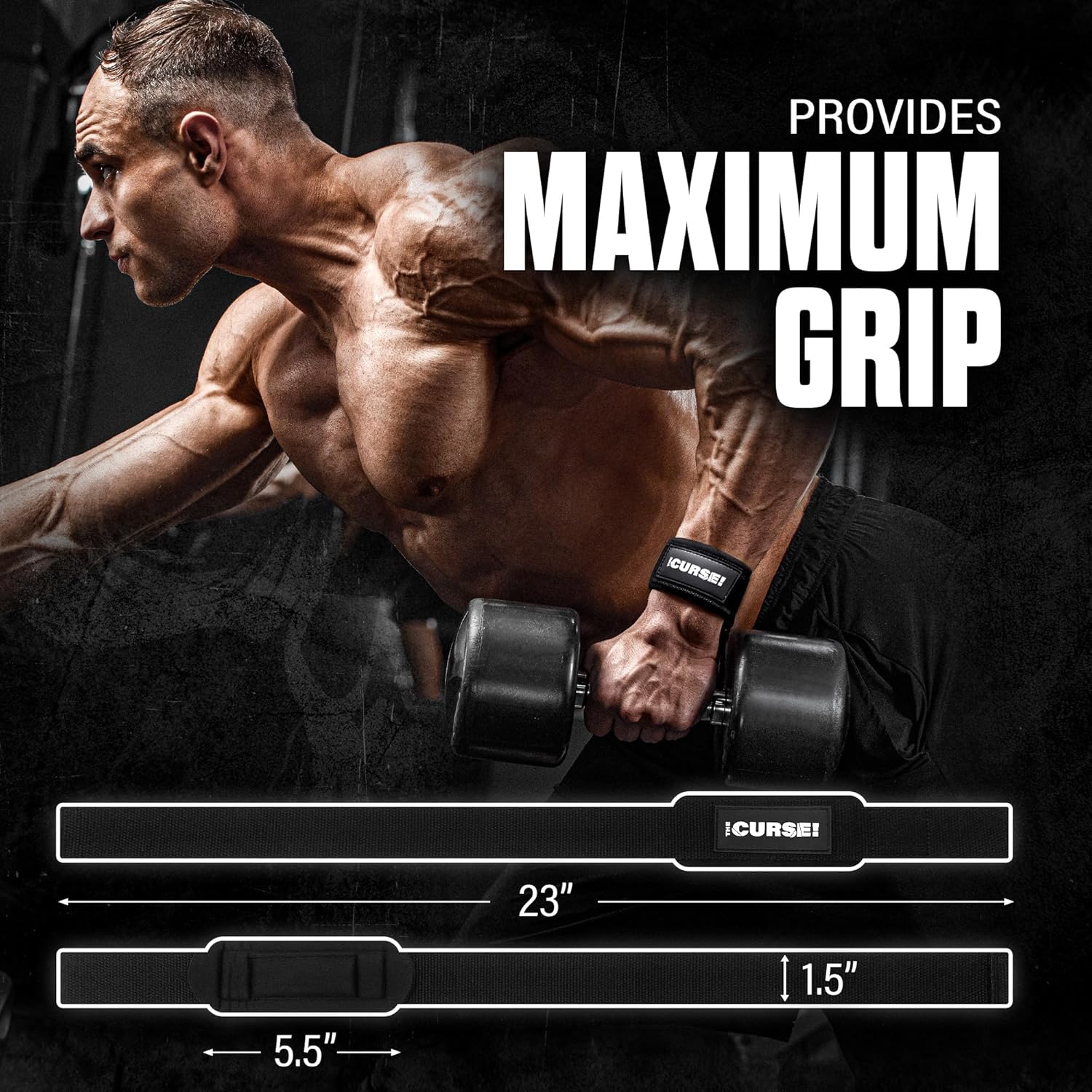 JNX The Curse, Lifting Straps, Neoprene Wrist, Support Weightlifting, Powerlifting Straps for Deadlifts, Rows and Gym - Ultimate Sup Singapore