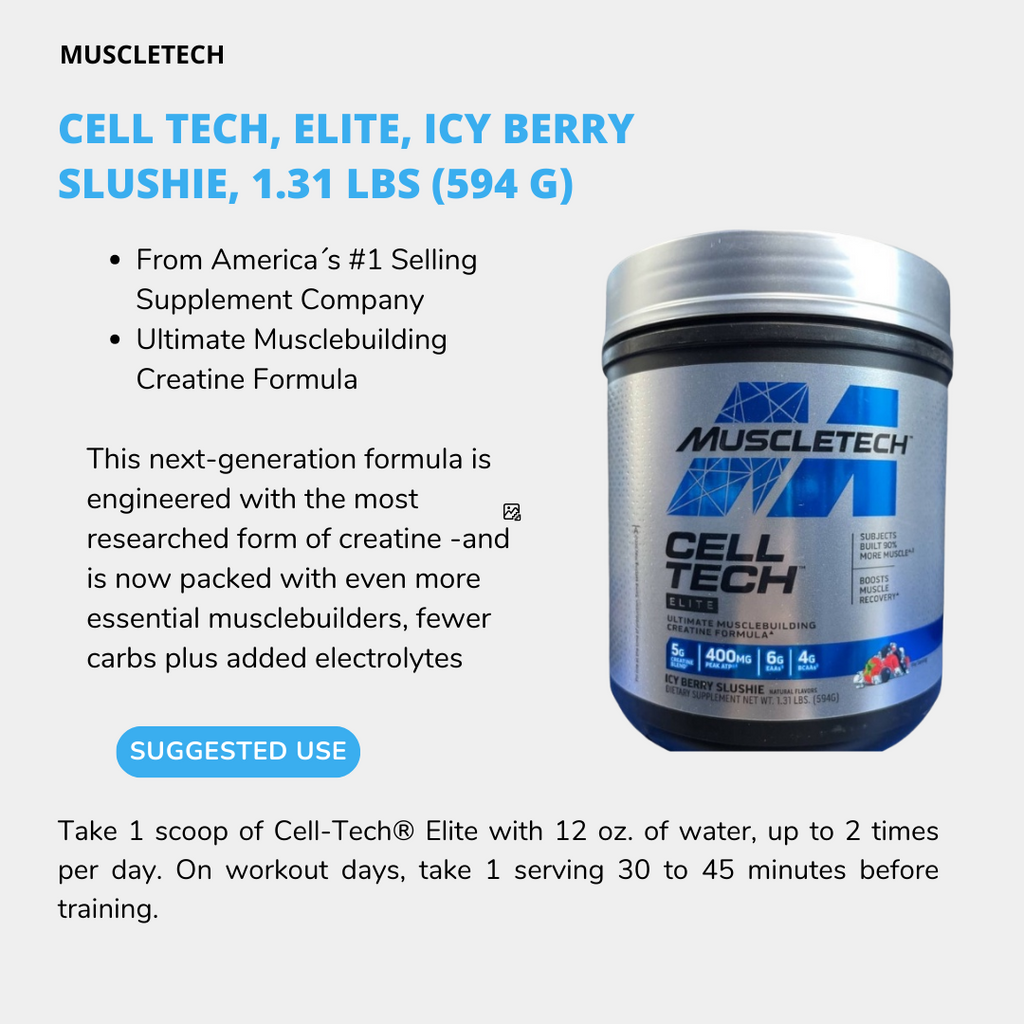 MuscleTech Cell Tech Performance Series, 3-6 lbs