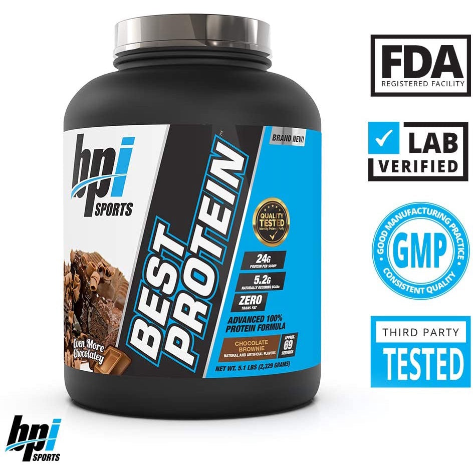 BPI Sports, Best Protein, 5.1 lbs (2,329g) - Ultimate Sup Singapore