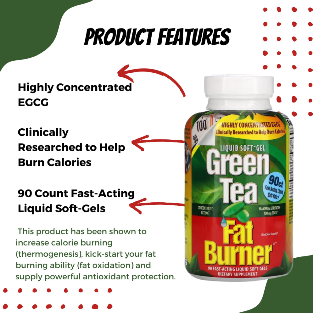 Appliednutrition, Green Tea, Fat Burner, EGCG, Antioxidant, Lose Weight Supplement, 30-90 Liquid Softgels - Ultimate Sup Singapore