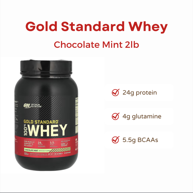 Optimum Nutrition, Gold Standard Whey Protein Powder, 1-10 lbs
