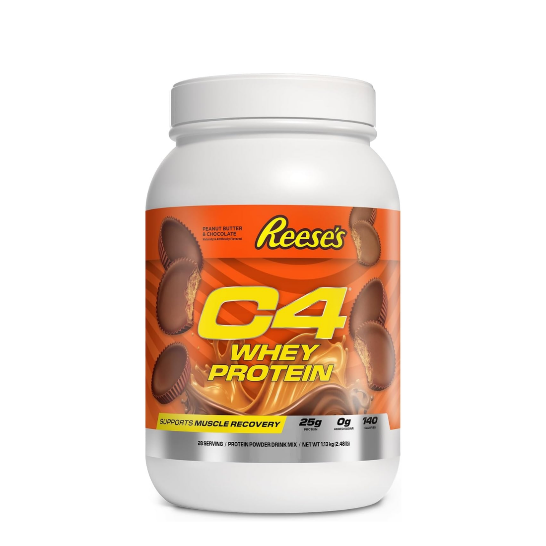 Cellucor C4 Whey Protein Powder, Hershey's Chocolate, Supports Muscle Recovery, 2-5lbs