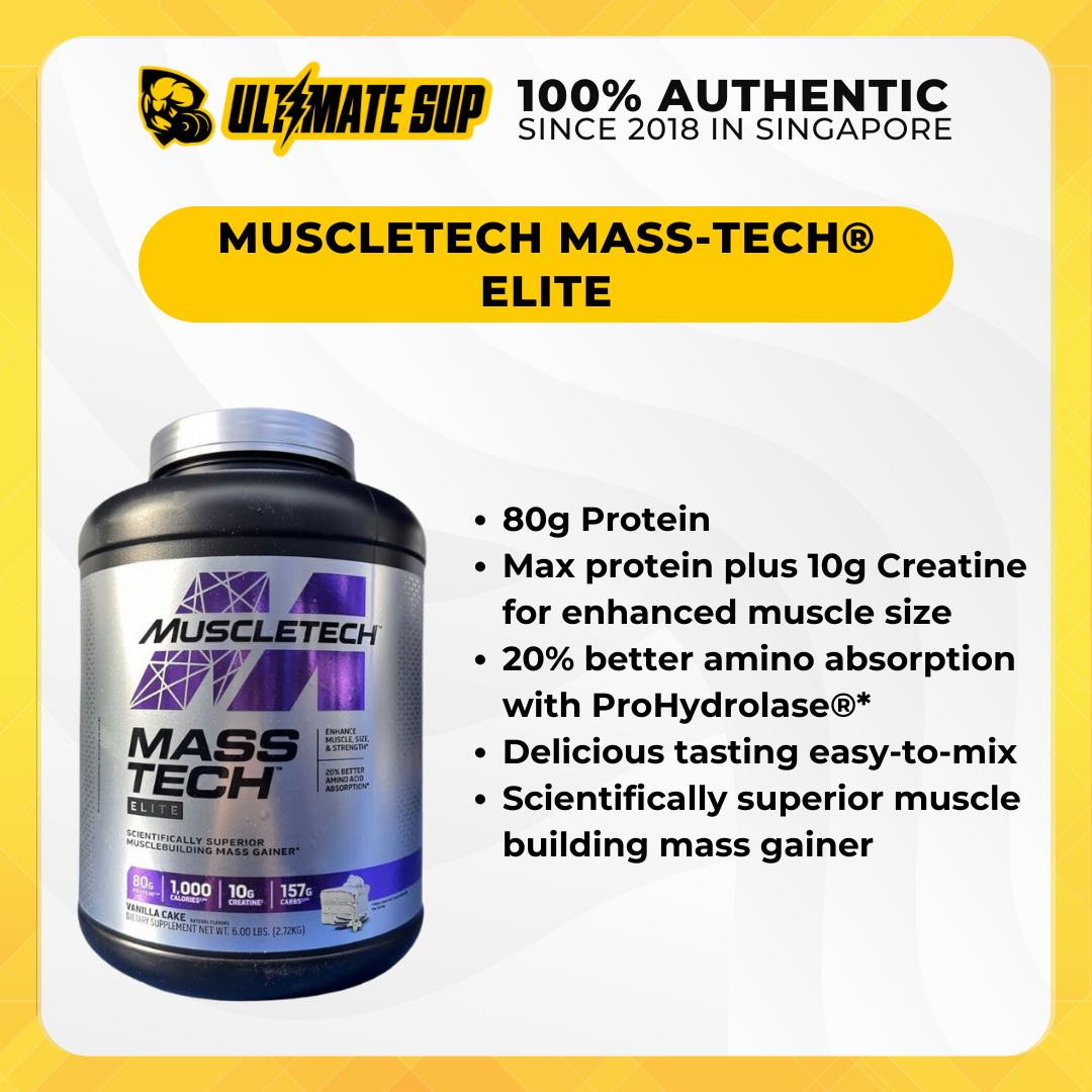 Muscletech, Mass Tech, 6-7 lbs - Ultimate Sup Singapore