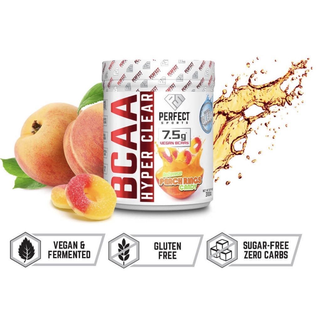 PERFECT Sports, Vegan BCAA Hyper Clear, 30 Servings - Ultimate Sup Singapore