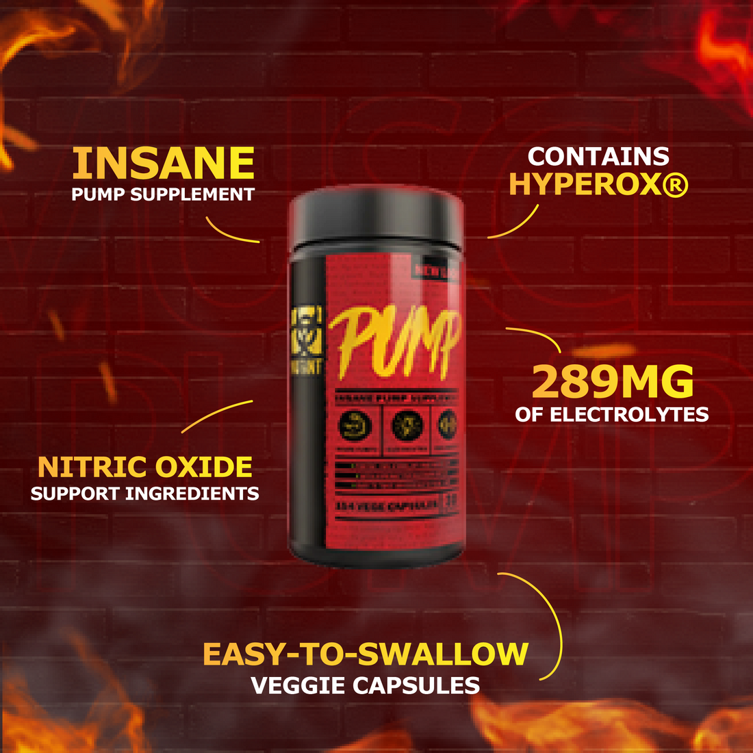 Mutant PUMP 154 capsules - Ultimate Sup Singapore