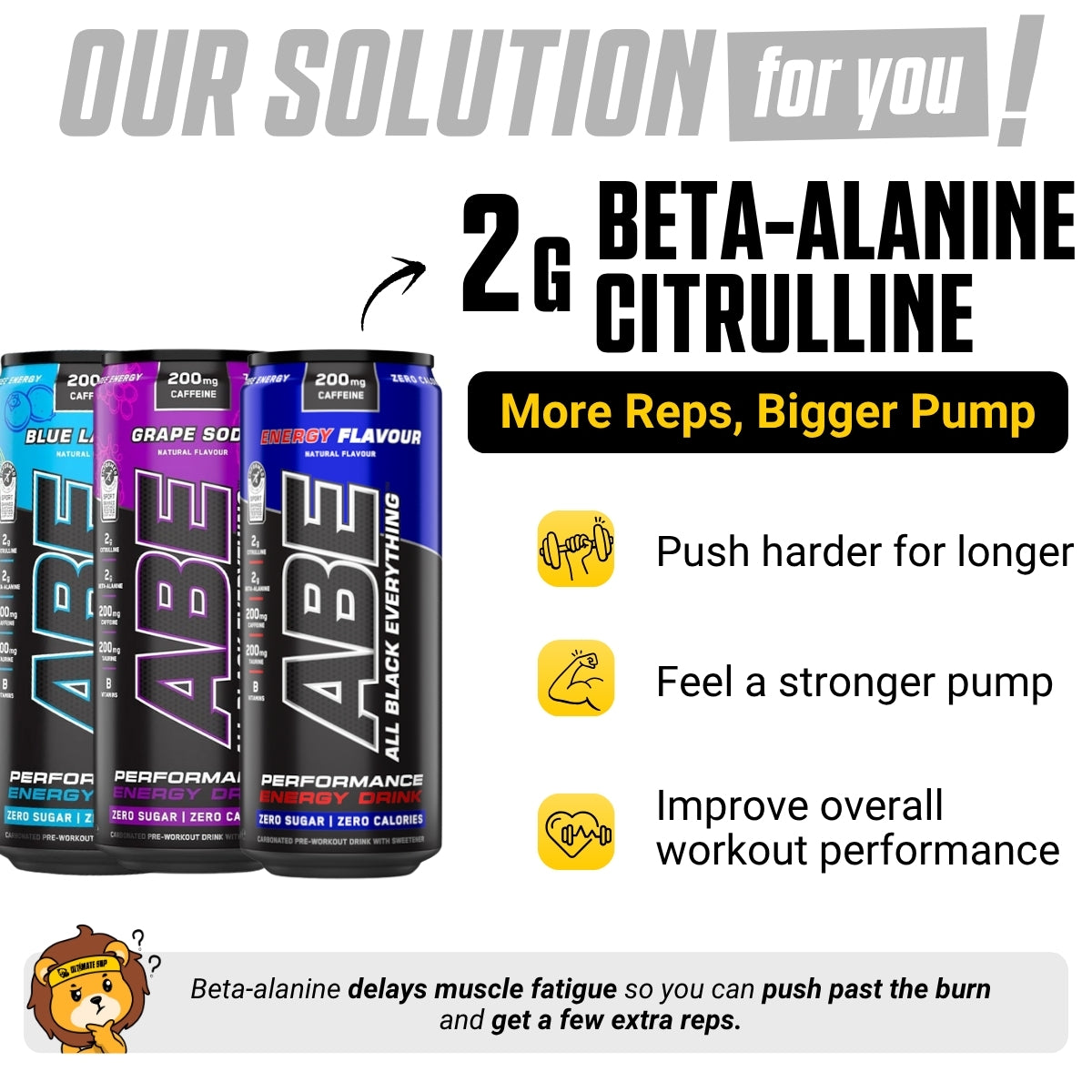 Applied Nutrition, ABE Pre Workout Cans, Pack of 12 Cans x 330ml - Ultimate Sup Singapore