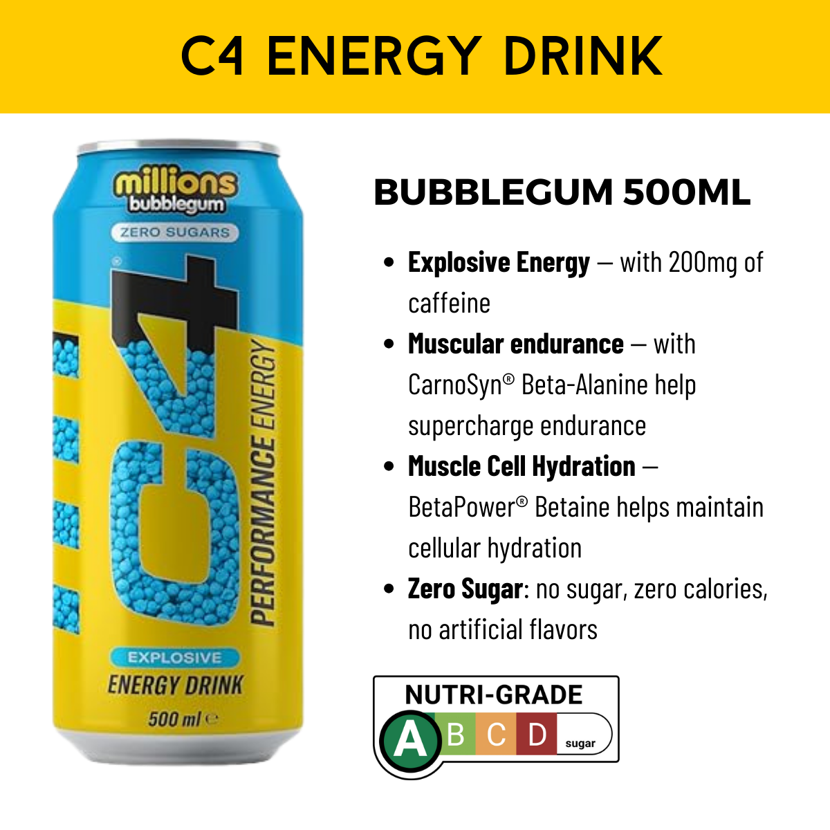 Energy Drink, Various Brands n Flavors, 1 can