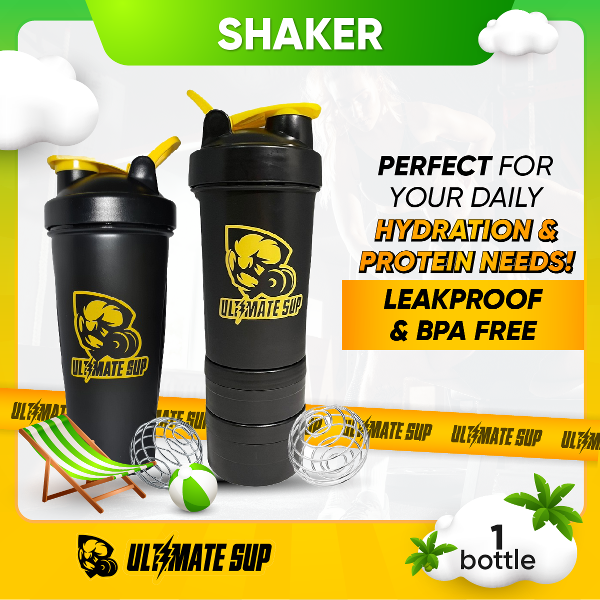 Signature Protein Shaker - Ultimate Sup - Ultimate Sup Singapore