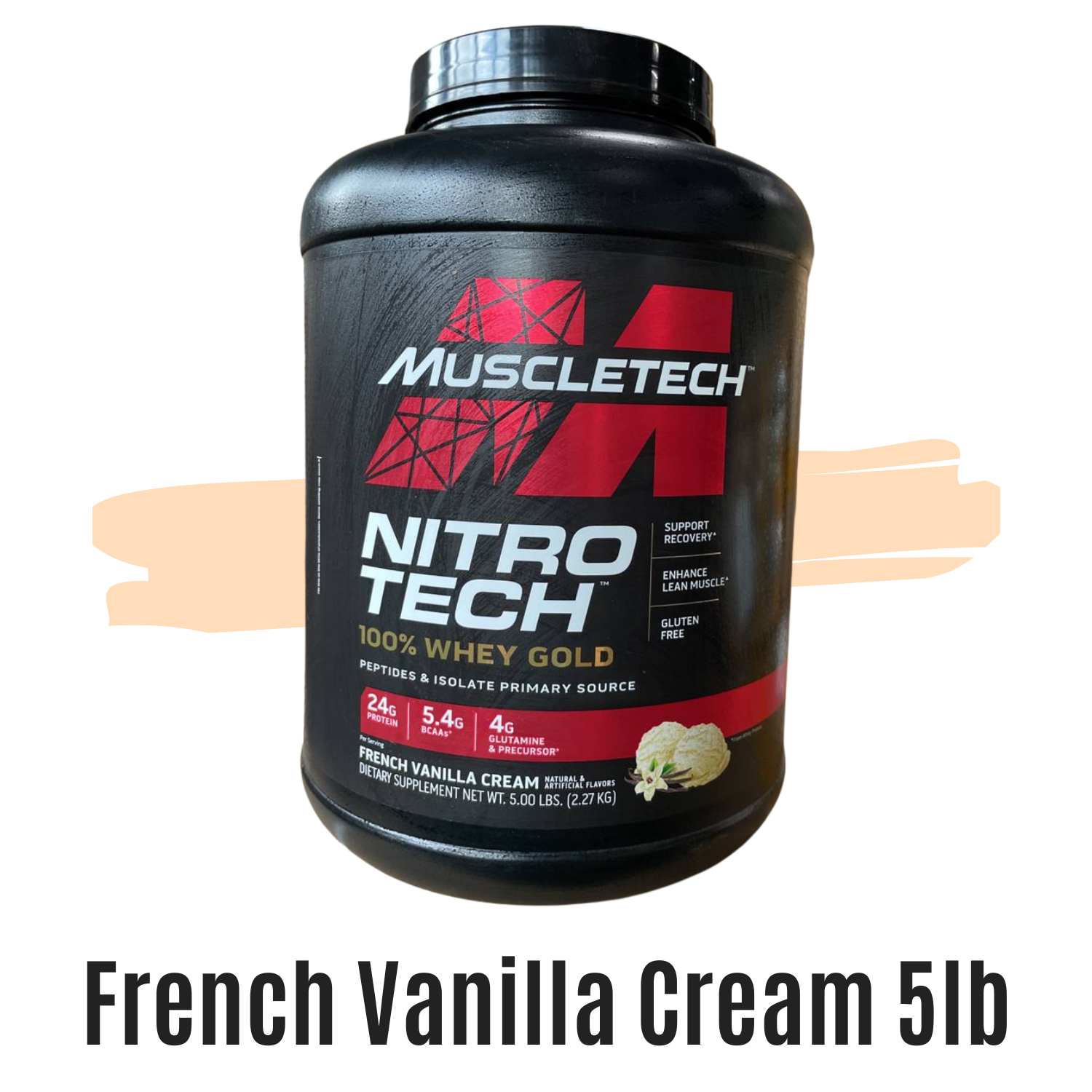 MuscleTech, Nitro Tech Whey Gold, 5lb