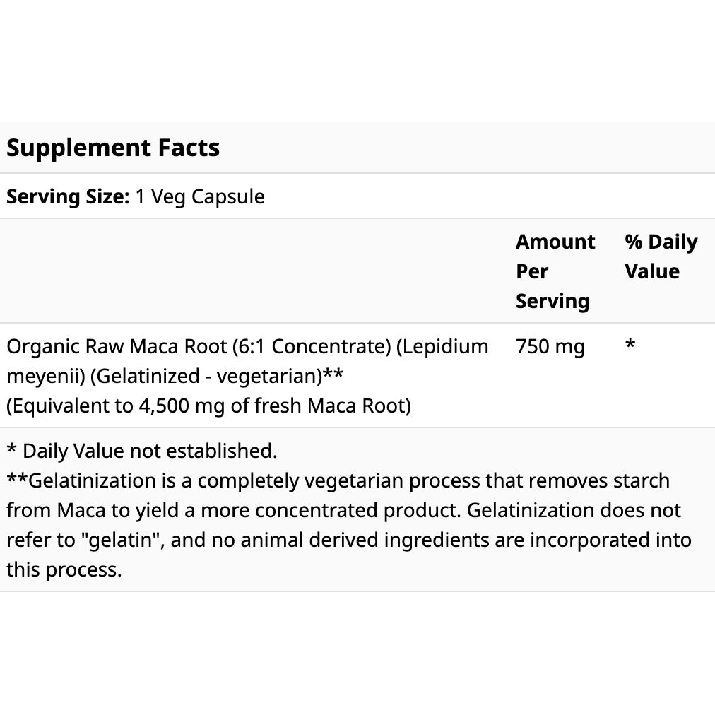 Now Foods, Maca, Raw, Reproductive Health, Sexual Well-being Support, 750 mg, 90 Veggie Caps - Ultimate Sup Singapore