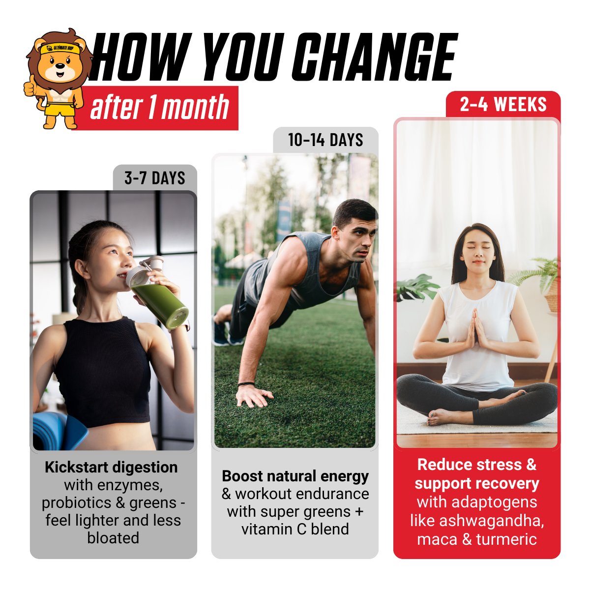 Mutant Big Greens, 40 Epic Superfoods, Spirulina, Probiotics, Muscle Recovery 30 servings - Ultimate Sup Singapore