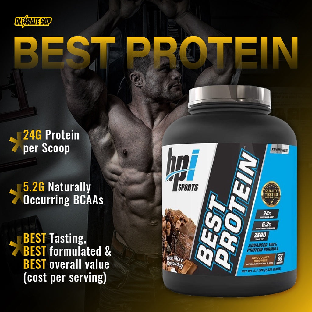 BPI Sports, Best Protein, 5.1 lbs (2,329g) - Ultimate Sup Singapore