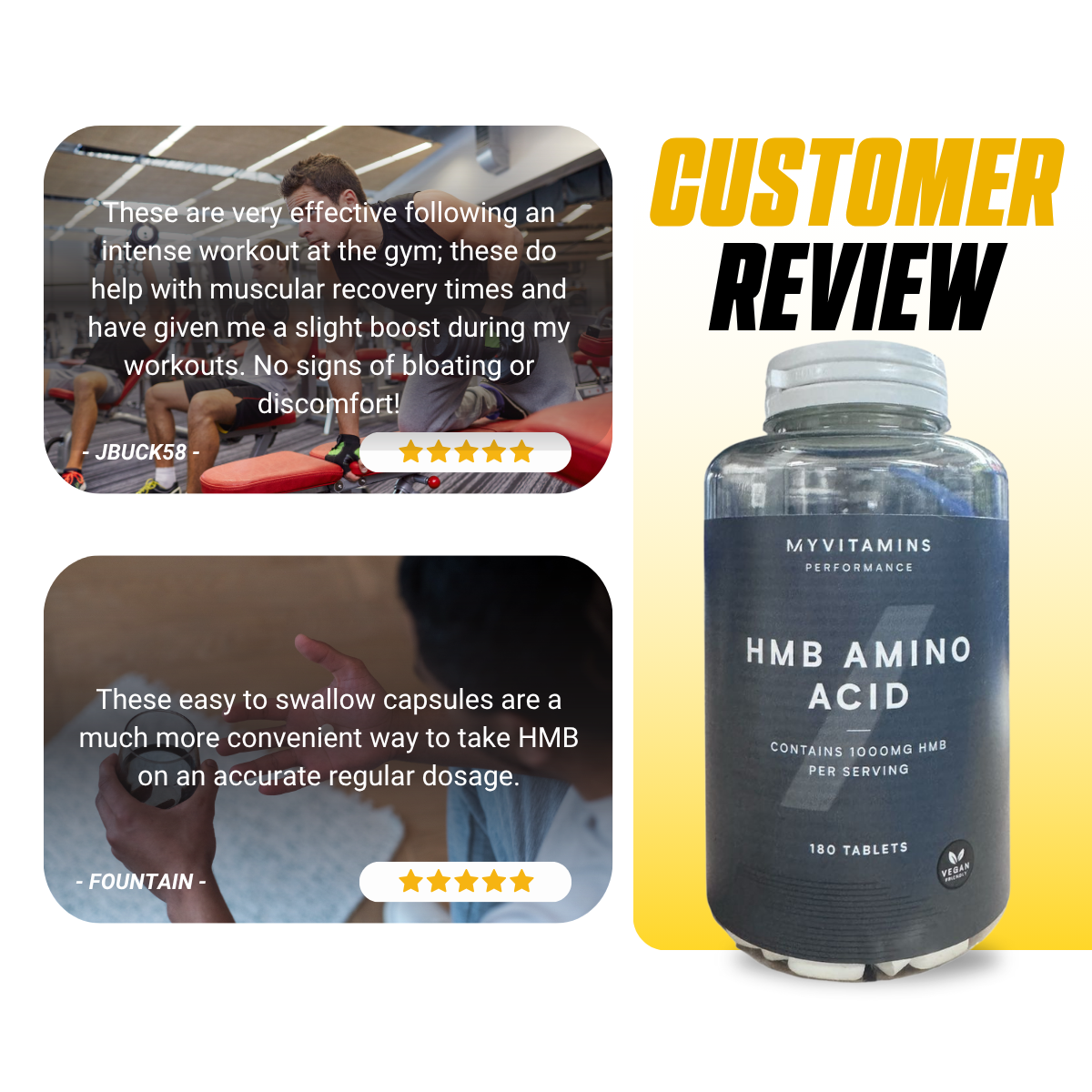 Myprotein HMB Tablets, 1000mg HMB, Supports Muscle Growth, Recovery & Performance 180 tabs - Ultimate Sup Singapore