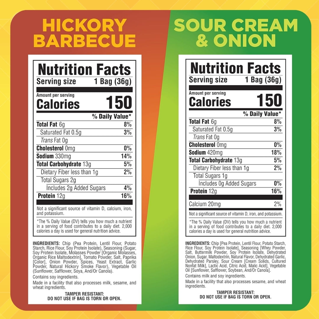 Pure Protein Popped Crisps, 12g Protein, Low Sugar, Healthy Snack, Gluten Free, Non-GMO, Various Flavors, 3-12 packs - Ultimate Sup Singapore