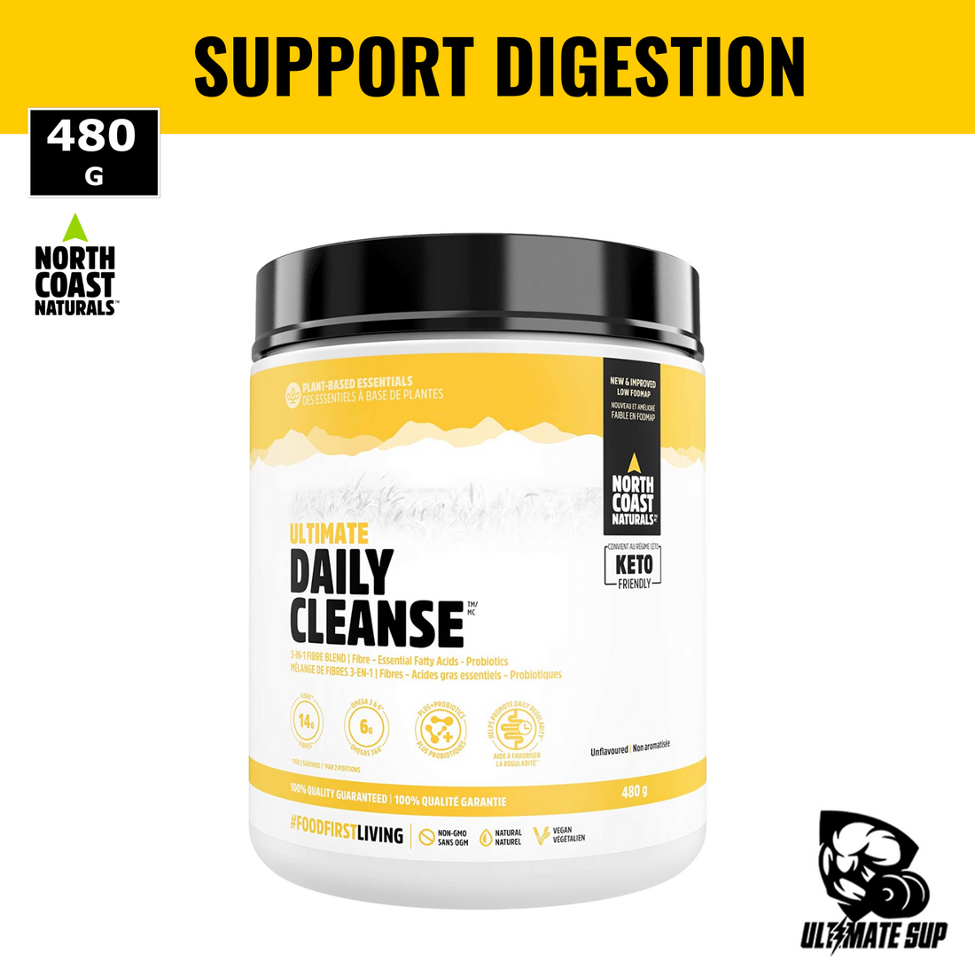 North Coast Naturals, Ultimate Daily Cleanse, Support Digestion System, Unflavor, 480g - Ultimate Sup Singapore