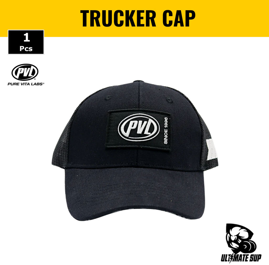 PVL Patched Athletes Trucker Cap, Sport Hat, Adjustable Snapback, 1 Pcs, Thumbnails