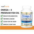 California Gold Nutrition, Omega-3, 100-240 Fish Gelatin Softgels - Ultimate Sup Singapore