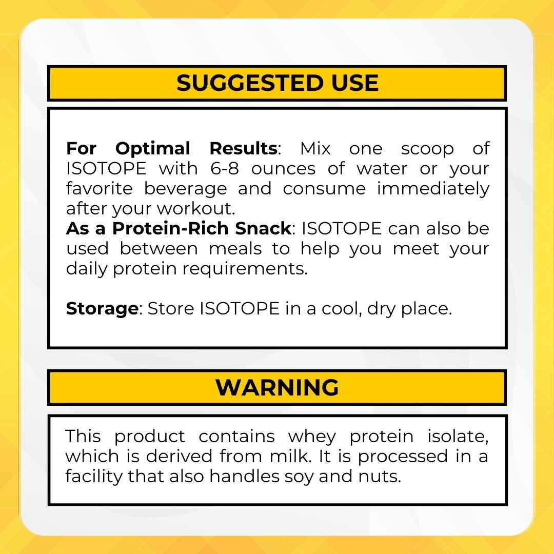 Redcon1, Isotope 100% Whey Isolate, Muscle Growth, Lactose Free, Various Flavours, 2lbs (907g)/ 5lbs (2.27kg) - Ultimate Sup Singapore