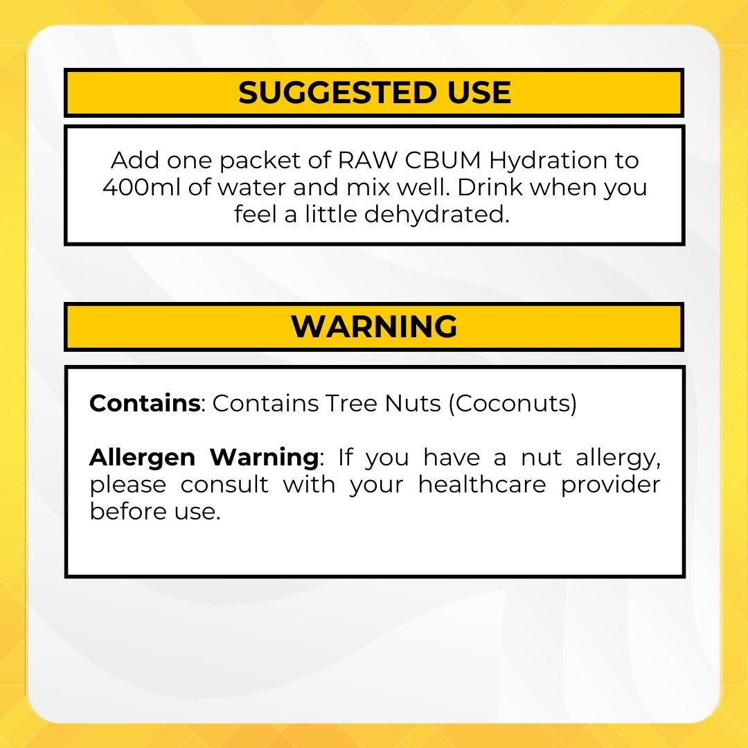 Raw Nutrition, CBUM Hydrate, Electrolyte Powder, Electrolyte Replacement, Non Stim Hydration Supplement, 20 Sticks - Ultimate Sup Singapore