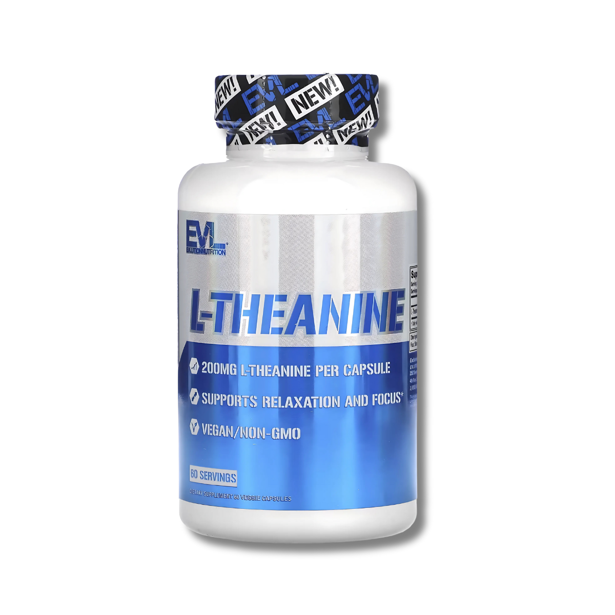 EVLution Nutrition, L-Theanine, 200 mg, 60 Veggie Capsules - Ultimate Sup Singapore