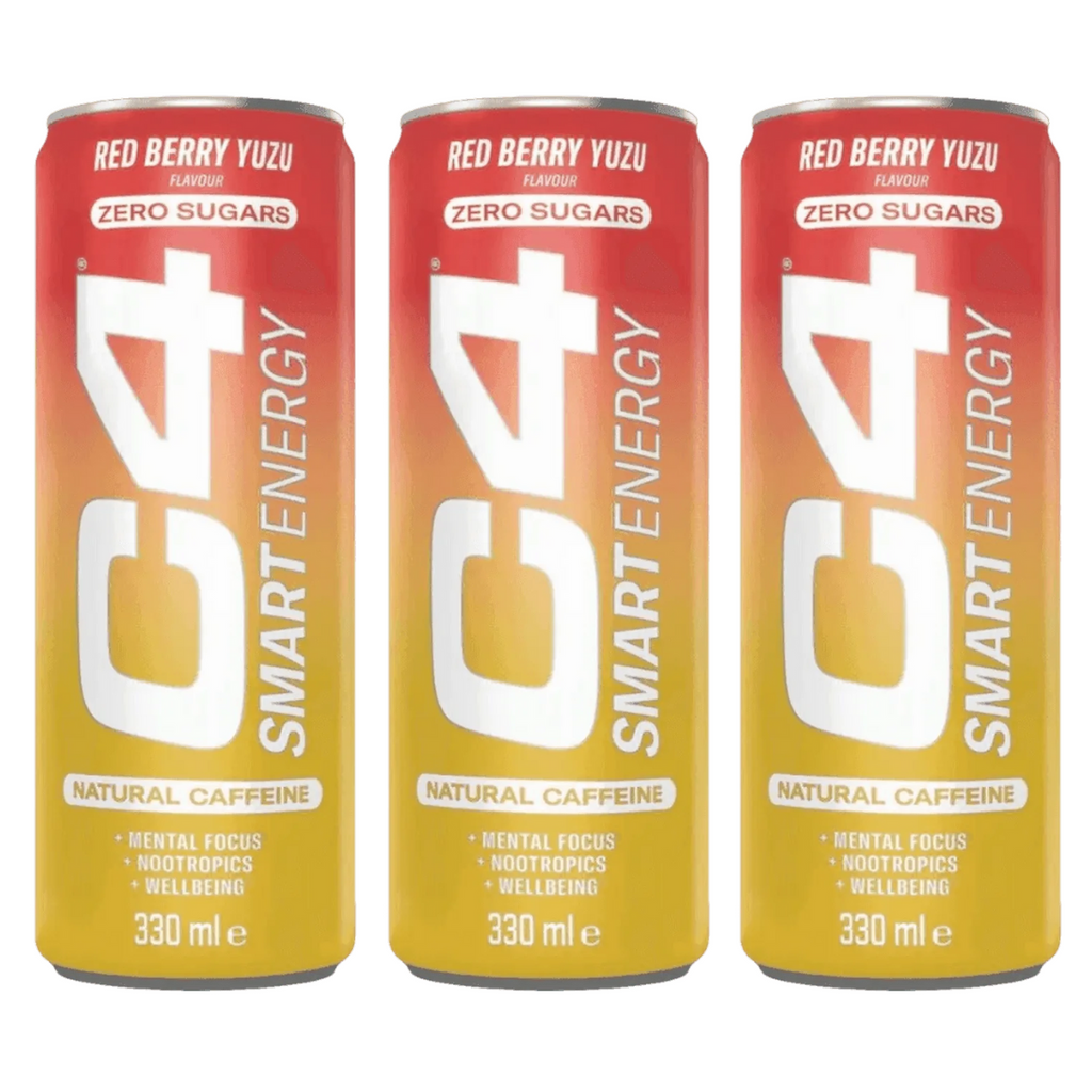 Cellucor C4 Original Energy Drink, Enhance Endurance, Performance and Muscle Support, Hydration, 16oz, 3-12 cans