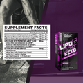 Nutrex Research, Lipo6 Black Keto, Keto Diet, Weight loss, 60 Black-Caps - Ultimate Sup Singapore