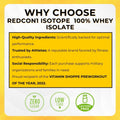 Redcon1, Isotope 100% Whey Isolate, Muscle Growth, Lactose Free, Various Flavours, 2lbs (907g)/ 5lbs (2.27kg) - Ultimate Sup Singapore