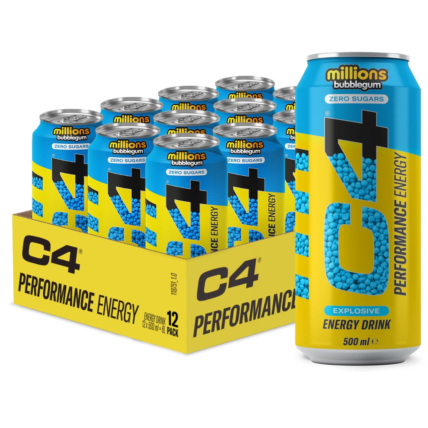 Cellucor, C4 Original Energy Drink, 16oz (3-12 cans)