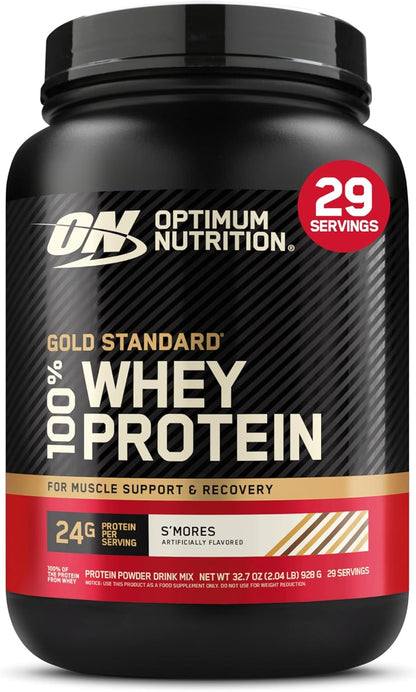 Optimum Nutrition, Gold Standard Whey Protein Powder, 1-10 lbs